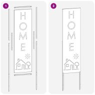 Екран за градинска неприкосновеност Бяло 32 x 140 см