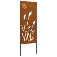 Екран за градинска неприкосновеност Ръждясало 50 x 140 см