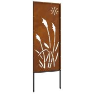 Екран за градинска неприкосновеност Ръждясало 50 x 140 см