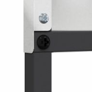 Екран за градинска неприкосновеност Сребрист 50 x 140 см