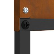 Екран за градинска неприкосновеност Ръждясало 50 x 140 см