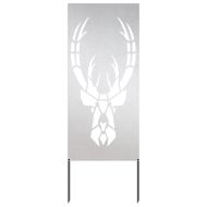 Екран за градинска неприкосновеност Сребрист 50 x 140 см