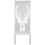 Екран за градинска неприкосновеност Сребрист 50 x 140 см