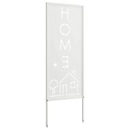 Екран за градинска неприкосновеност Бяло 50 x 140 см