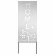 Екран за градинска неприкосновеност Сребрист 50 x 140 см