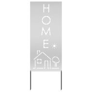 Екран за градинска неприкосновеност Сребрист 50 x 140 см