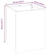 Градинска саксия Антрацит 32 x 32 x 40 см
