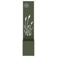 Екран за градинска неприкосновеност Маслиненозелен 32 x 140 см