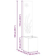 Екран за градинска неприкосновеност Маслиненозелен 32 x 140 см
