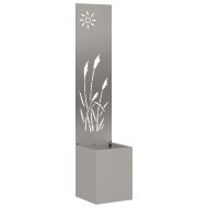 Екран за градинска неприкосновеност Ръждясало 32 x 140 см