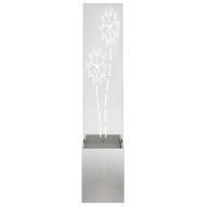 Екран за градинска неприкосновеност Флорален Сив 32 x 140 см