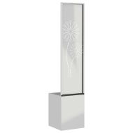 Екран за градинска неприкосновеност Сребрист 32 x 140 см