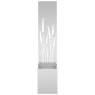 Екран за градинска неприкосновеност Сребрист 32 x 140 см