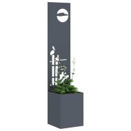 Екран за градинска неприкосновеност Антрацит 32 x 140 см