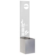 Екран за градинска неприкосновеност Сив 32 x 140 см