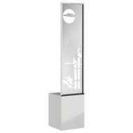 Екран за градинска неприкосновеност Сребрист 32 x 140 см