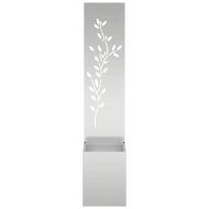 Екран за градинска неприкосновеност Сребрист 32 x 140 см