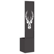 Екран за градинска неприкосновеност Черно 32 x 140 см