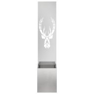 Екран за градинска неприкосновеност Сив 32 x 140 см