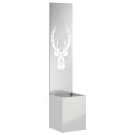 Екран за градинска неприкосновеност Сребрист 32 x 140 см