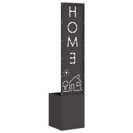 Екран за градинска неприкосновеност Черно 32 x 140 см