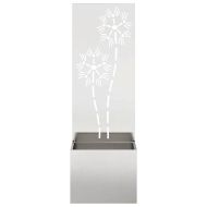 Екран за градинска неприкосновеност Флорален Сив 50 x 140 cm