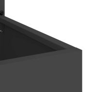 Екран за градинска неприкосновеност Черно 50 x 140 cm