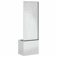 Екран за градинска неприкосновеност Сребрист 50 x 140 cm