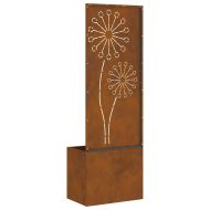 Екран за градинска неприкосновеност Ръждясало 50 x 140 cm