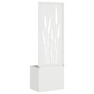 Екран за градинска неприкосновеност Бяло 50 x 140 cm