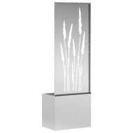 Екран за градинска неприкосновеност Сребрист 50 x 140 cm