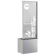 Екран за градинска неприкосновеност Сив 50 x 140 cm