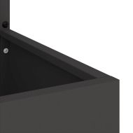 Екран за градинска неприкосновеност Черно 50 x 32 x 150 см