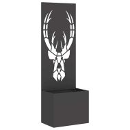 Екран за градинска неприкосновеност Черно 50 x 140 cm