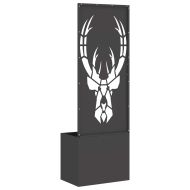 Екран за градинска неприкосновеност Черно 50 x 140 cm