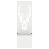 Екран за градинска неприкосновеност Бяло 50 x 140 cm