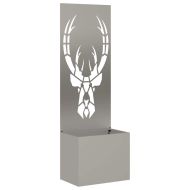 Екран за градинска неприкосновеност Ръждясало 50 x 140 cm