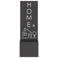 Екран за градинска неприкосновеност Черно 50 x 140 cm