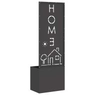 Екран за градинска неприкосновеност Черно 50 x 140 cm