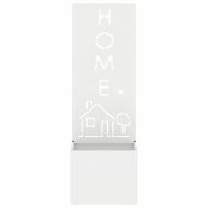 Екран за градинска неприкосновеност Бяло 50 x 140 cm