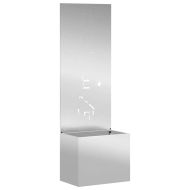 Екран за градинска неприкосновеност Сребрист 50 x 140 cm