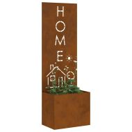 Екран за градинска неприкосновеност Ръждясало 50 x 140 cm