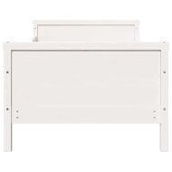 Рамка за легло с таблото Бяло 80 x 200 cm Инженерно дърво