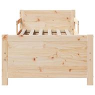 Рамка за легло с таблото Кафяво 80 x 200 cm Инженерно дърво