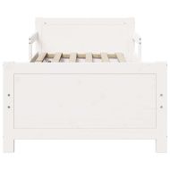 Рамка за легло с таблото Бяло 80 x 200 cm Инженерно дърво