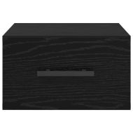 Нощен шкаф Черен дъб 35 x 35 x 20 см Инженерно дърво