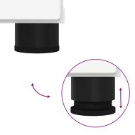 Шкаф за баня Бяло 76,5 x 35 x 64 см Инженерно дърво & Метал