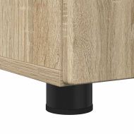 Шкаф за баня с чекмедже с врата Сонома дъб 76,5 x 35 x 64 см