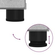 Шкаф за баня с чекмедже Циментено сиво 76,5 x 35 x 64 см