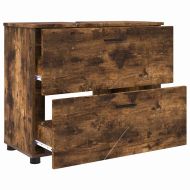 Шкаф за баня с чекмедже с врата Димян дъб 76,5 x 35 x 64 см